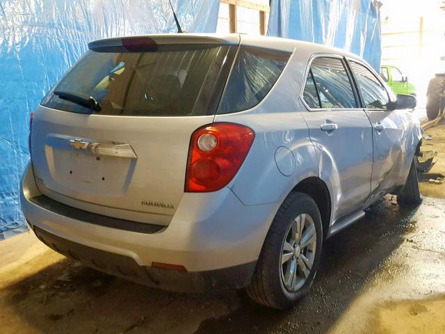 1GNALBEK2DZ111322 - 2013 CHEVROLET EQUINOX LS SILVER photo 4