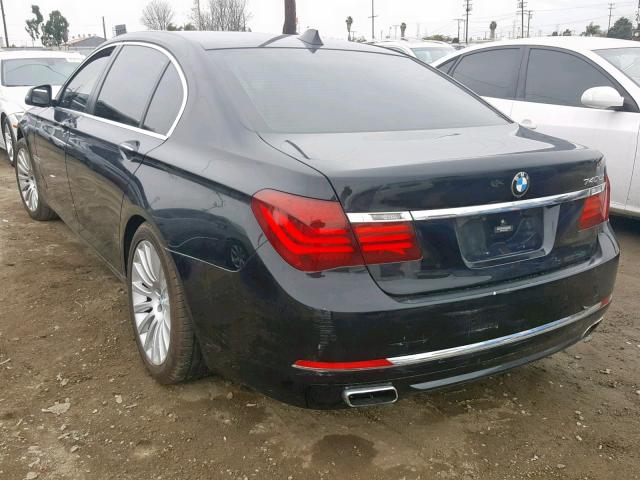 WBAYE4C54DDW22695 - 2013 BMW 740 LI BLACK photo 3