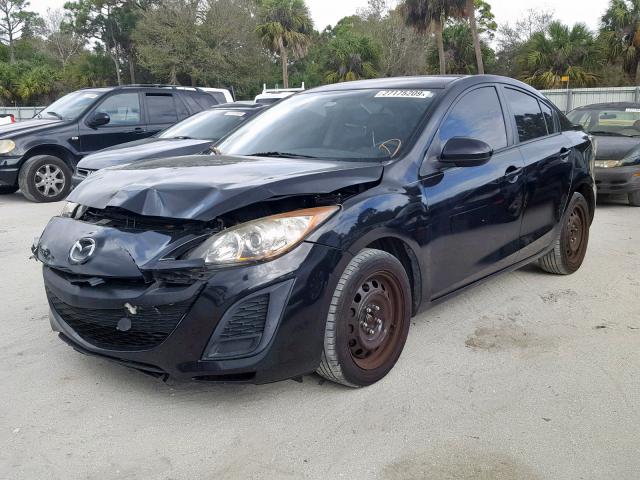 JM1BL1UG0B1458485 - 2011 MAZDA 3 I BLACK photo 2