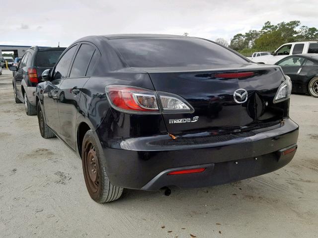 JM1BL1UG0B1458485 - 2011 MAZDA 3 I BLACK photo 3