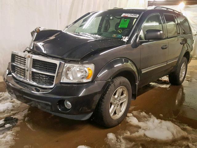 1D8HB48227F533633 - 2007 DODGE DURANGO SL BLACK photo 2