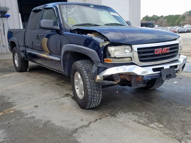 2GTEK19B251279926 - 2005 GMC NEW SIERRA BLUE photo 1