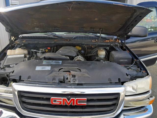 2GTEK19B251279926 - 2005 GMC NEW SIERRA BLUE photo 7