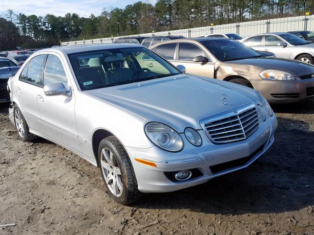 WDBUF56X07B027195 - 2007 MERCEDES-BENZ E 350 SILVER photo 1