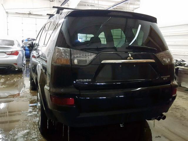 JA4JT5AX6CU018143 - 2012 MITSUBISHI OUTLANDER BLACK photo 3