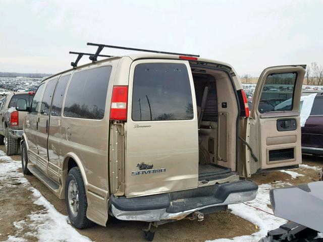 1GDFG15T551244366 - 2005 GMC SAVANA RV GOLD photo 3