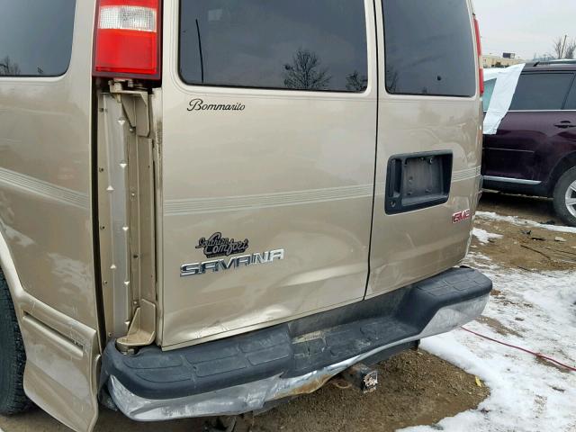 1GDFG15T551244366 - 2005 GMC SAVANA RV GOLD photo 9