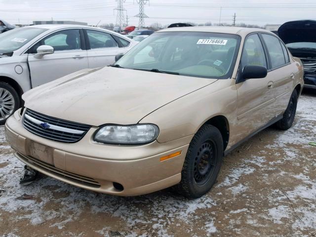 1G1ND52J516191385 - 2001 CHEVROLET MALIBU TAN photo 2