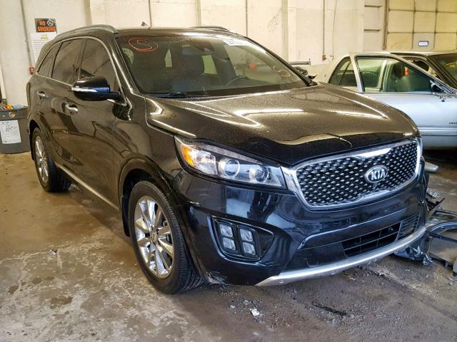 5XYPK4A58GG007566 - 2016 KIA SORENTO SX BLACK photo 1