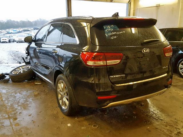 5XYPK4A58GG007566 - 2016 KIA SORENTO SX BLACK photo 3