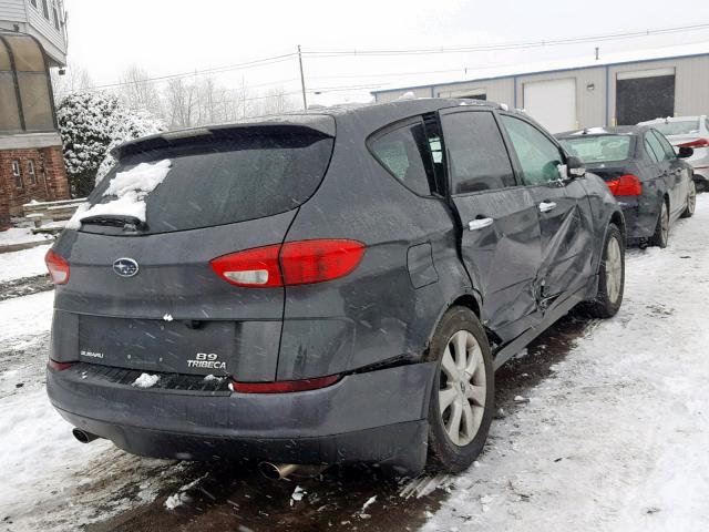 4S4WX85D074403300 - 2007 SUBARU B9 TRIBECA GRAY photo 4