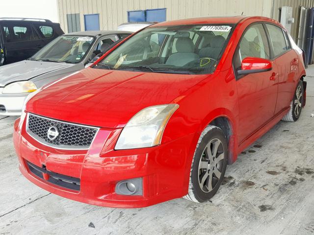 3N1AB6AP9CL655331 - 2012 NISSAN SENTRA 2.0 RED photo 2