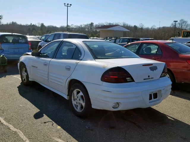 1G2NF52T3YC537226 - 2000 PONTIAC GRAND AM S WHITE photo 3