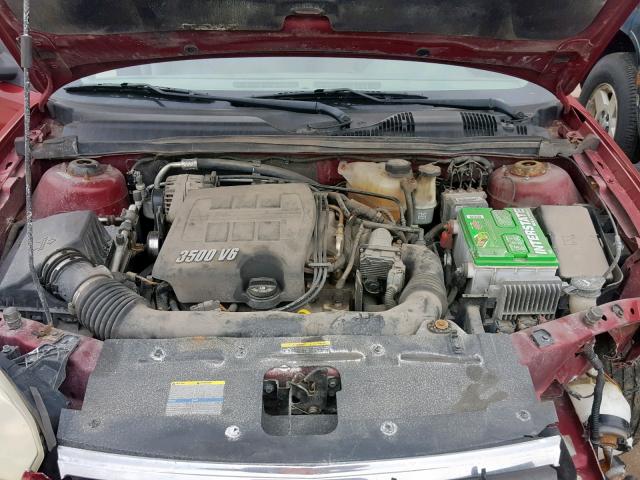 1G1ZS53876F281356 - 2006 CHEVROLET MALIBU LS BURGUNDY photo 7