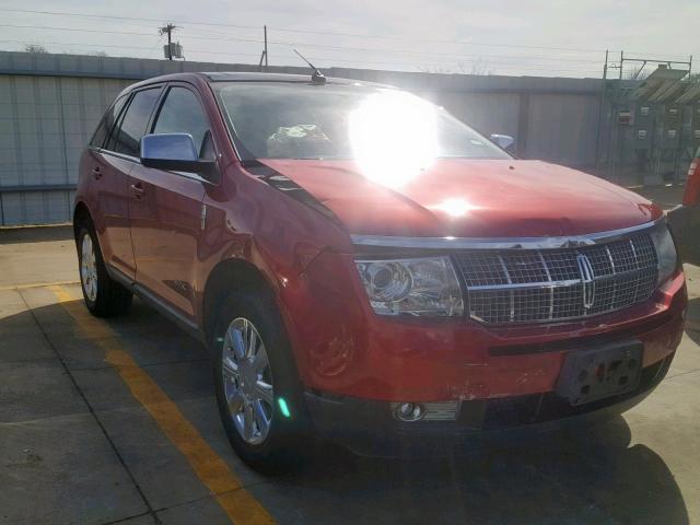 2LMDU68C08BJ25856 - 2008 LINCOLN MKX RED photo 1