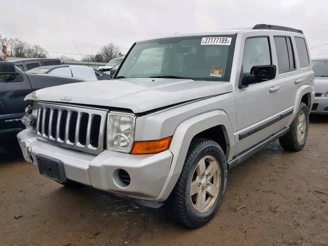1J8HG48K37C661616 - 2007 JEEP COMMANDER WHITE photo 2