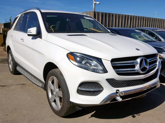 4JGDA5HB8HA895644 - 2017 MERCEDES-BENZ GLE 350 4M WHITE photo 1