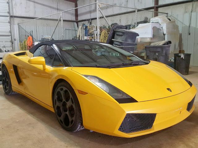 ZHWGU22T86LA03848 - 2006 LAMBORGHINI GALLARDO S YELLOW photo 1