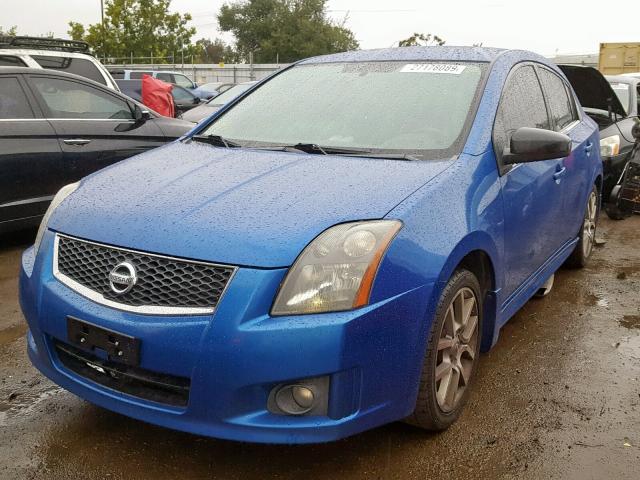 3N1CB61E27L691150 - 2007 NISSAN SENTRA SE- BLUE photo 2