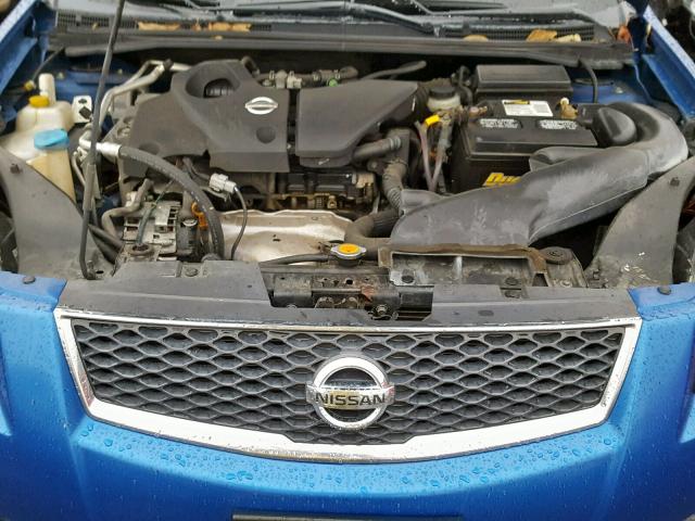 3N1CB61E27L691150 - 2007 NISSAN SENTRA SE- BLUE photo 7