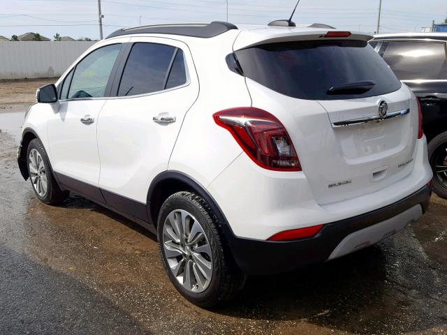 KL4CJASB8HB106737 - 2017 BUICK ENCORE PRE WHITE photo 3