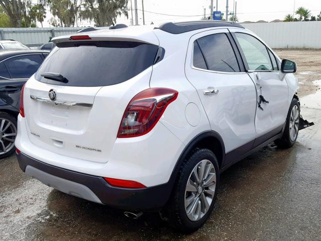 KL4CJASB8HB106737 - 2017 BUICK ENCORE PRE WHITE photo 4