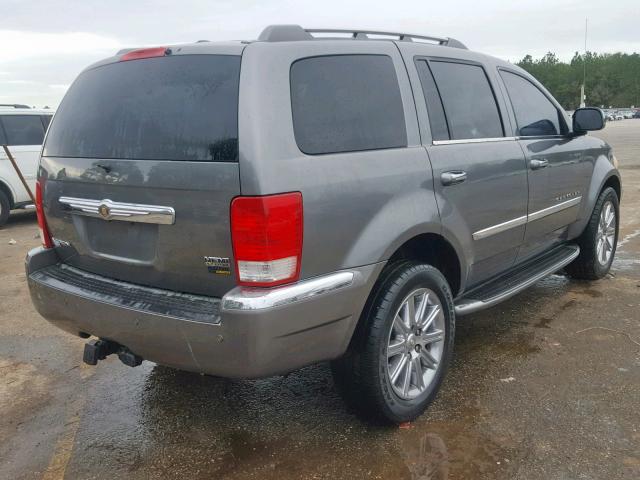 1A8HX58237F575663 - 2007 CHRYSLER ASPEN LIMI GRAY photo 4