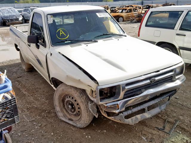 4TARN81P8PZ085478 - 1993 TOYOTA PICKUP 1/2 WHITE photo 1