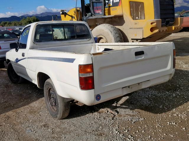 4TARN81P8PZ085478 - 1993 TOYOTA PICKUP 1/2 WHITE photo 3