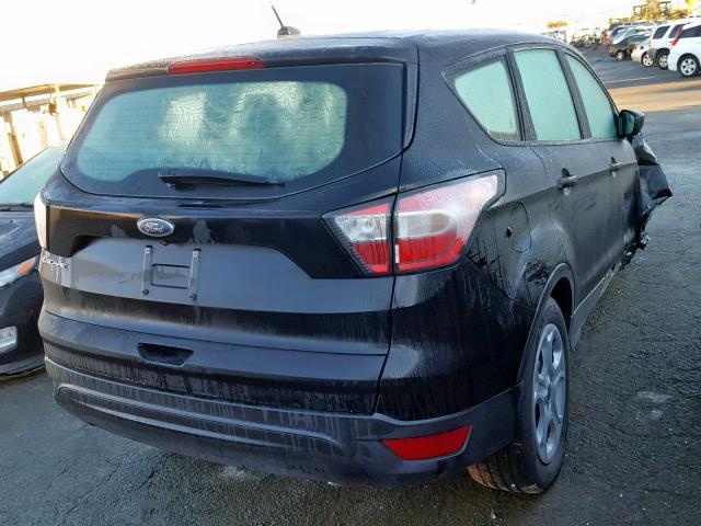 1FMCU0F78HUA61909 - 2017 FORD ESCAPE S BLACK photo 4