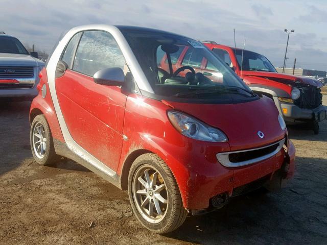 WMEEJ31X49K276040 - 2009 SMART FORTWO PUR RED photo 1