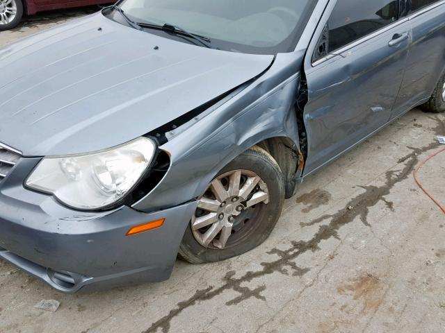 1C3LC46B09N533376 - 2009 CHRYSLER SEBRING LX GRAY photo 9