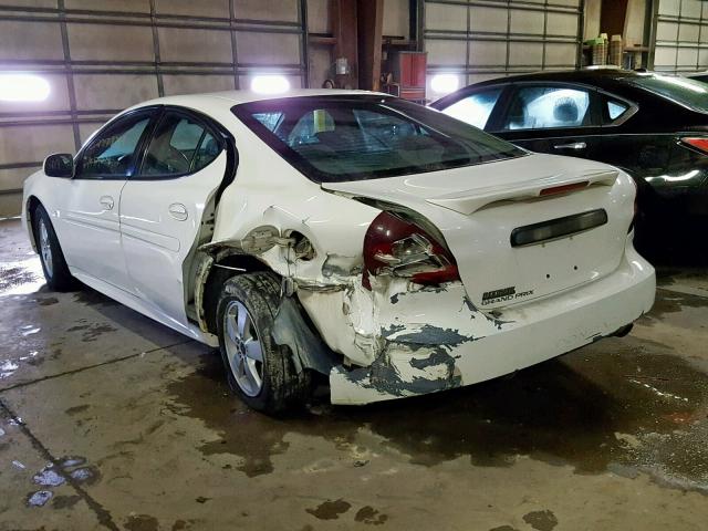 2G2WP552961136285 - 2006 PONTIAC GRAND PRIX WHITE photo 3