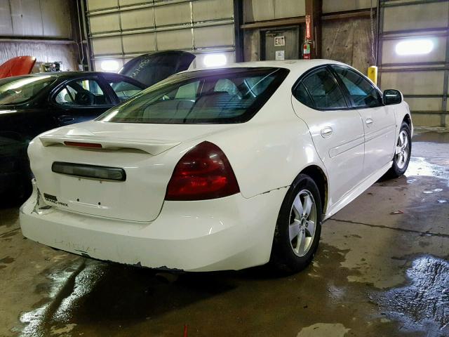 2G2WP552961136285 - 2006 PONTIAC GRAND PRIX WHITE photo 4