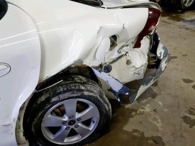2G2WP552961136285 - 2006 PONTIAC GRAND PRIX WHITE photo 9