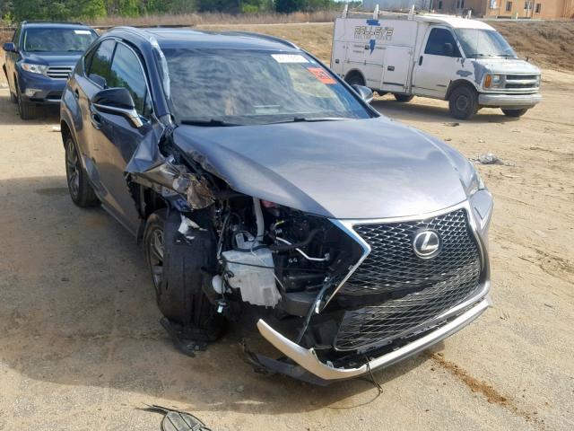 JTJYARBZ4G2042599 - 2016 LEXUS NX 200T GRAY photo 1