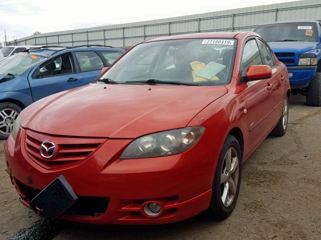 JM1BK324X61411302 - 2006 MAZDA 3 S RED photo 2