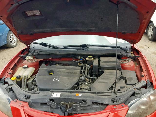 JM1BK324X61411302 - 2006 MAZDA 3 S RED photo 7