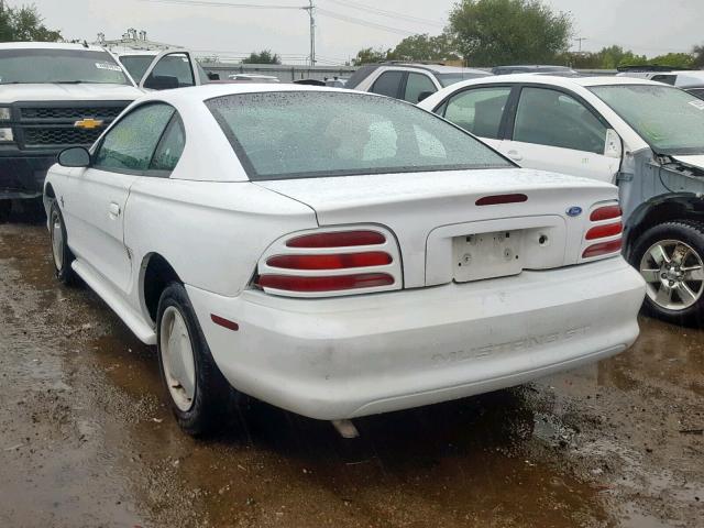 1FALP4042SF127535 - 1995 FORD MUSTANG WHITE photo 3