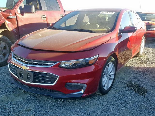 1G1ZJ5SU7HF159858 - 2017 CHEVROLET MALIBU HYB RED photo 2