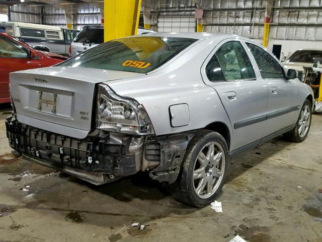 YV1RH59H942389294 - 2004 VOLVO S60 2.5T SILVER photo 4