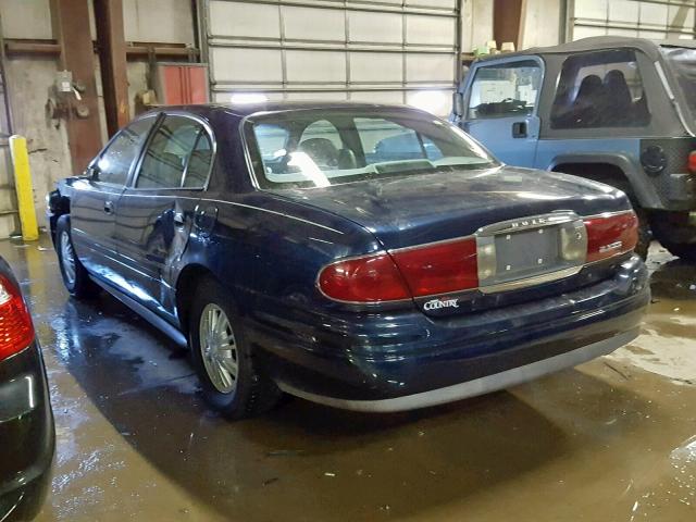 1G4HR54K04U119257 - 2004 BUICK LESABRE LI BLUE photo 3