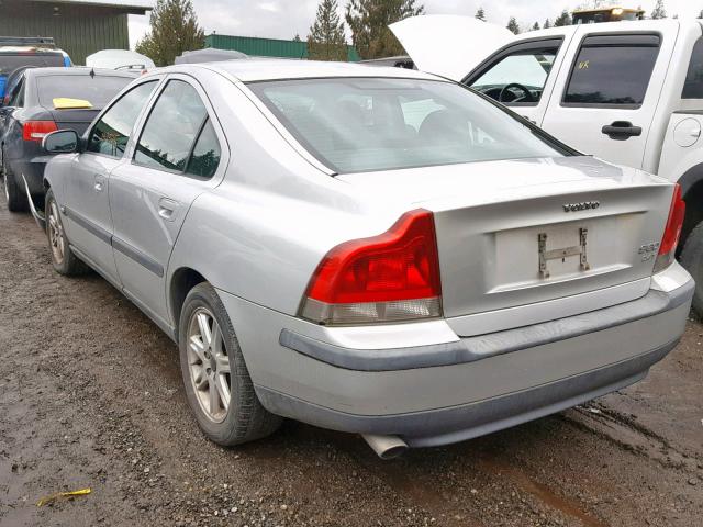 YV1RS58D712070505 - 2001 VOLVO S60 2.4T GRAY photo 3