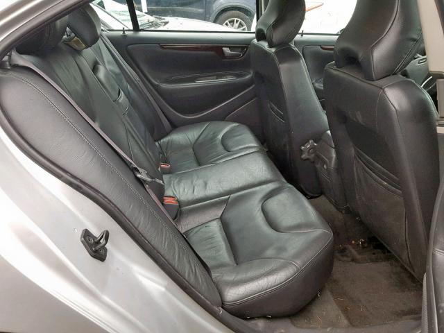 YV1RS58D712070505 - 2001 VOLVO S60 2.4T GRAY photo 6