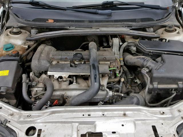 YV1RS58D712070505 - 2001 VOLVO S60 2.4T GRAY photo 7