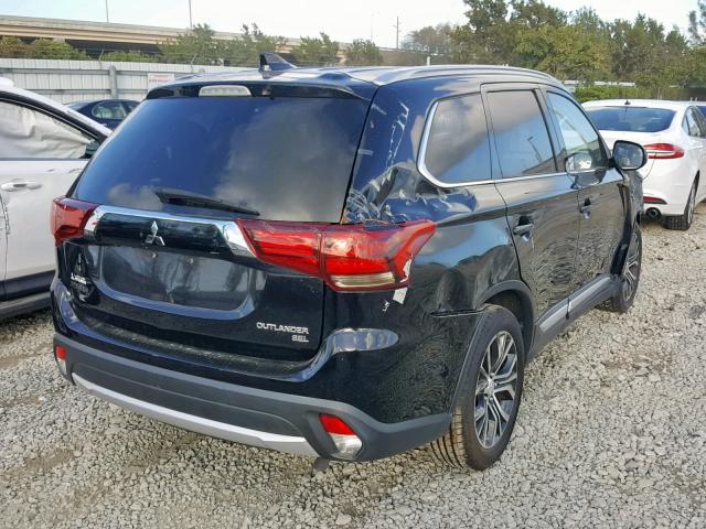 JA4AD3A35HZ001424 - 2017 MITSUBISHI OUTLANDER BLACK photo 4