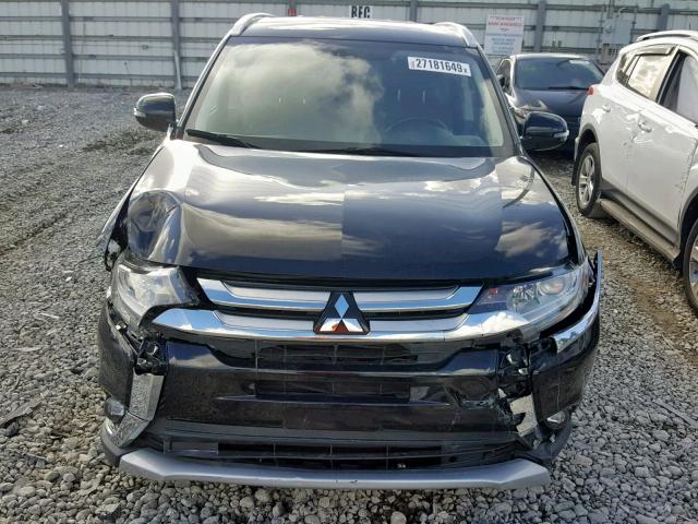 JA4AD3A35HZ001424 - 2017 MITSUBISHI OUTLANDER BLACK photo 9