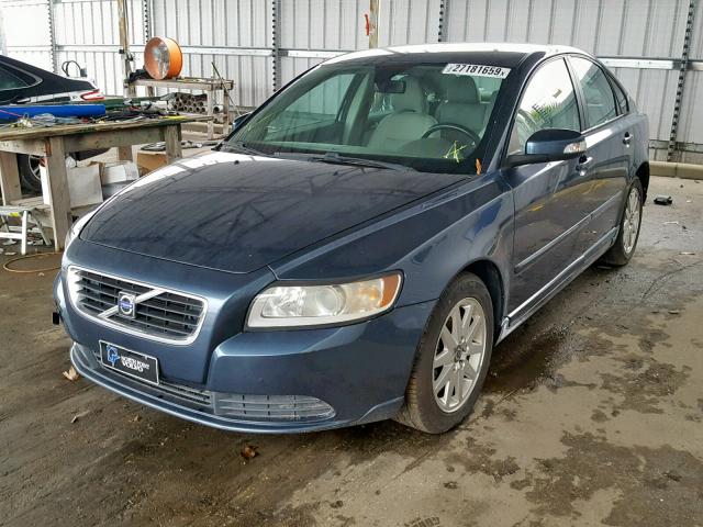 YV1MS382682350942 - 2008 VOLVO S40 2.4I BLUE photo 2