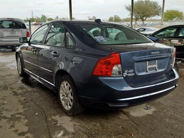 YV1MS382682350942 - 2008 VOLVO S40 2.4I BLUE photo 3