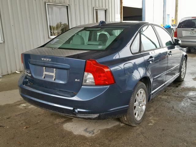 YV1MS382682350942 - 2008 VOLVO S40 2.4I BLUE photo 4